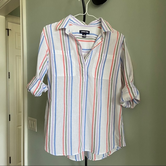 LANDS END
STRIPE PULLOVER